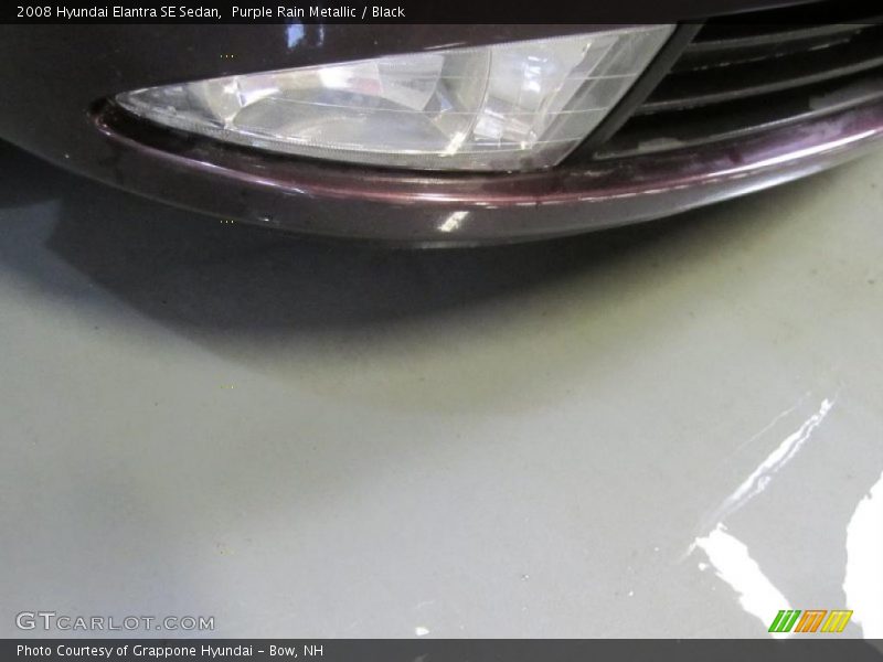Purple Rain Metallic / Black 2008 Hyundai Elantra SE Sedan