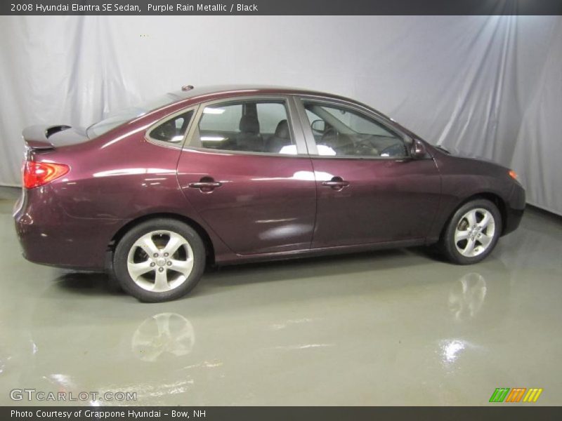 Purple Rain Metallic / Black 2008 Hyundai Elantra SE Sedan
