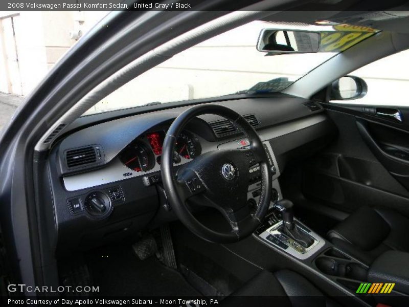United Gray / Black 2008 Volkswagen Passat Komfort Sedan