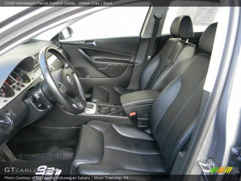United Gray / Black 2008 Volkswagen Passat Komfort Sedan