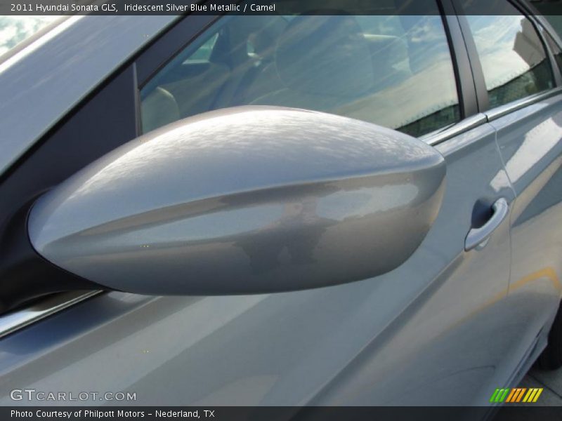 Iridescent Silver Blue Metallic / Camel 2011 Hyundai Sonata GLS