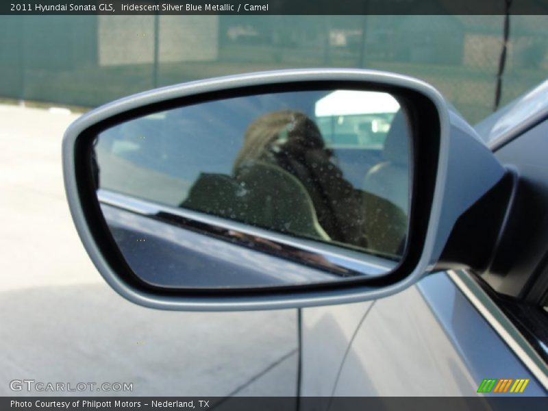 Iridescent Silver Blue Metallic / Camel 2011 Hyundai Sonata GLS