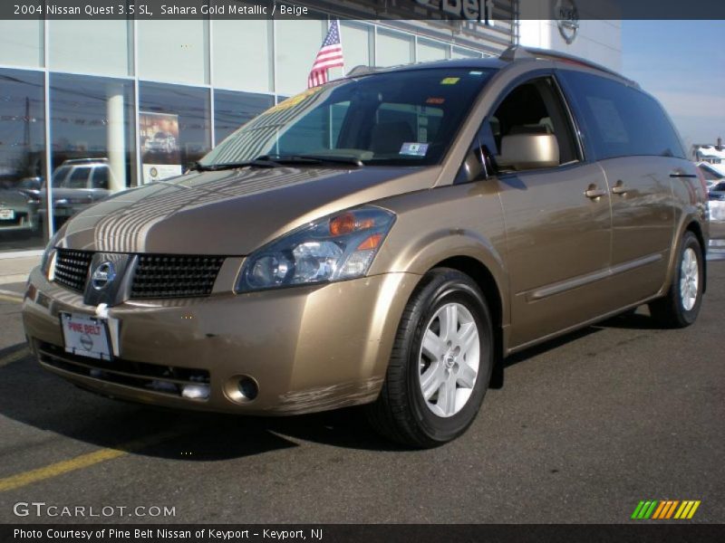 Sahara Gold Metallic / Beige 2004 Nissan Quest 3.5 SL