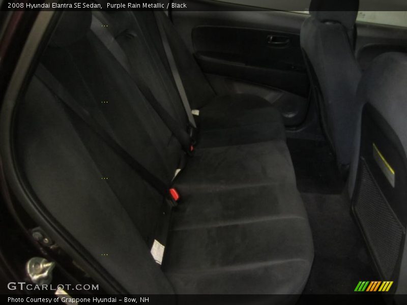 Purple Rain Metallic / Black 2008 Hyundai Elantra SE Sedan