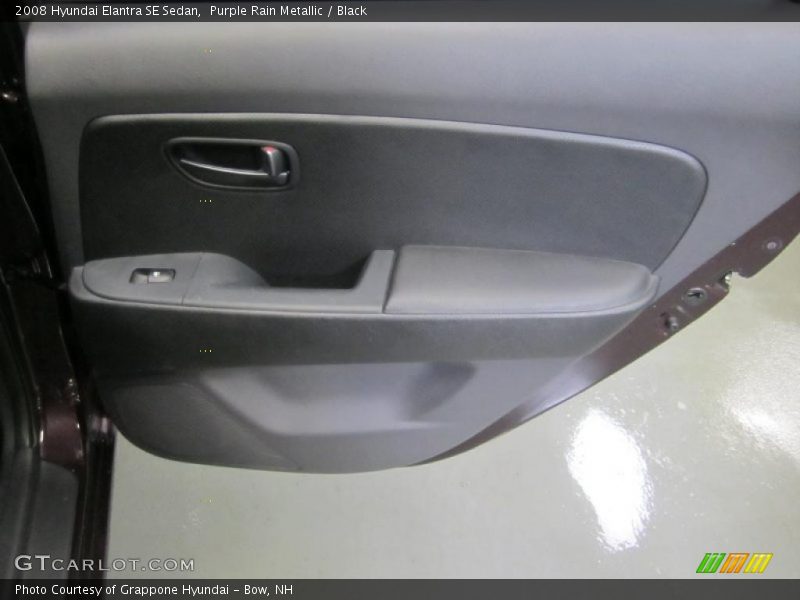 Purple Rain Metallic / Black 2008 Hyundai Elantra SE Sedan