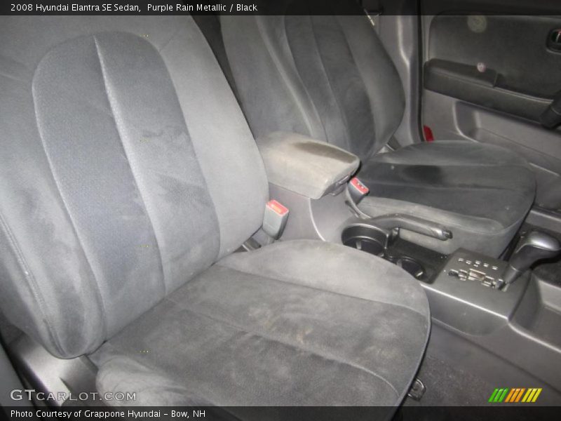 Purple Rain Metallic / Black 2008 Hyundai Elantra SE Sedan
