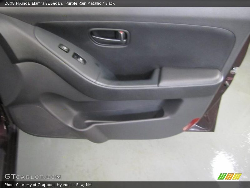 Purple Rain Metallic / Black 2008 Hyundai Elantra SE Sedan