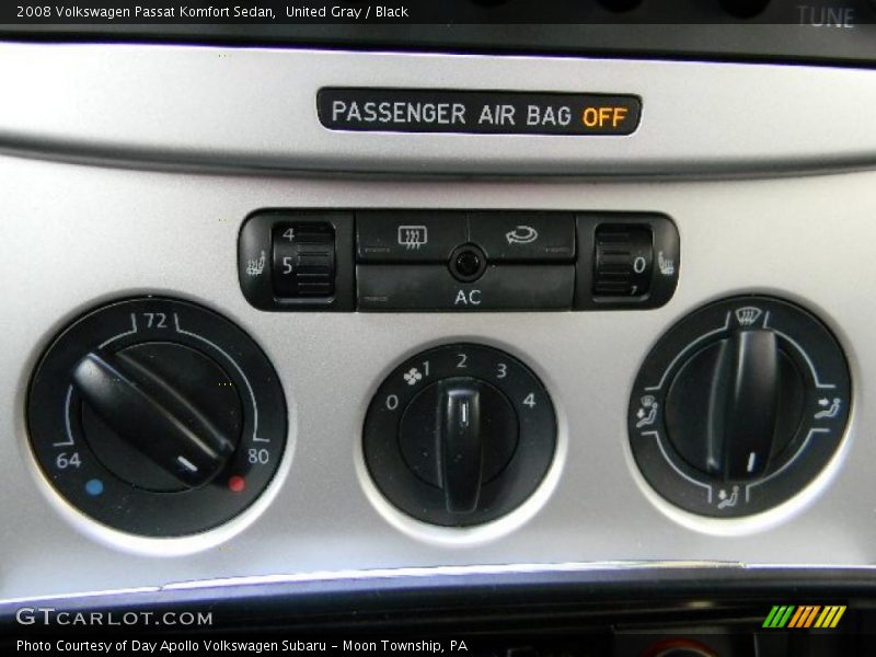 United Gray / Black 2008 Volkswagen Passat Komfort Sedan
