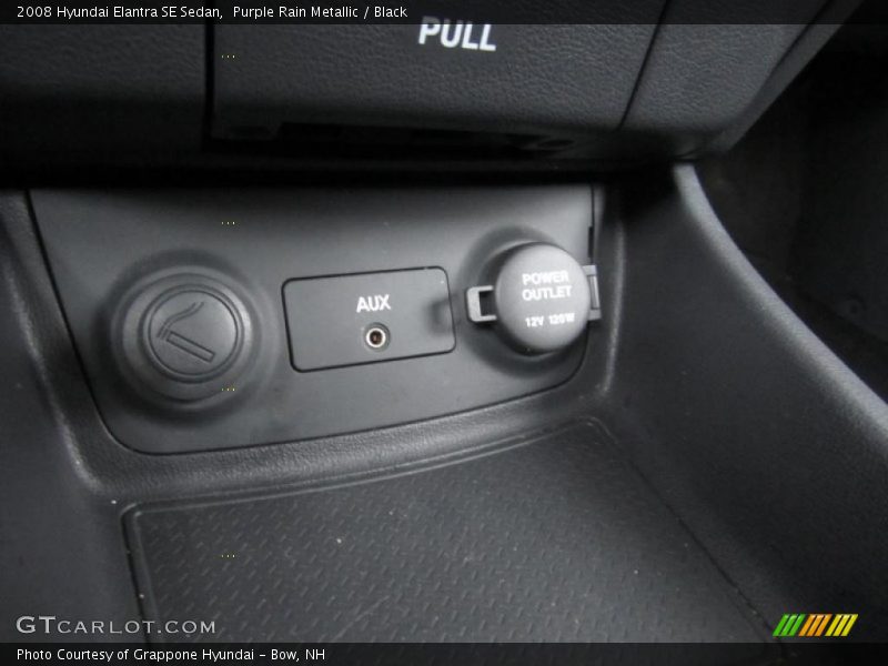 Purple Rain Metallic / Black 2008 Hyundai Elantra SE Sedan