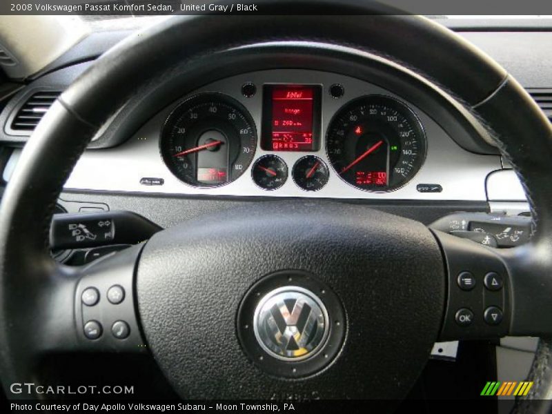 United Gray / Black 2008 Volkswagen Passat Komfort Sedan