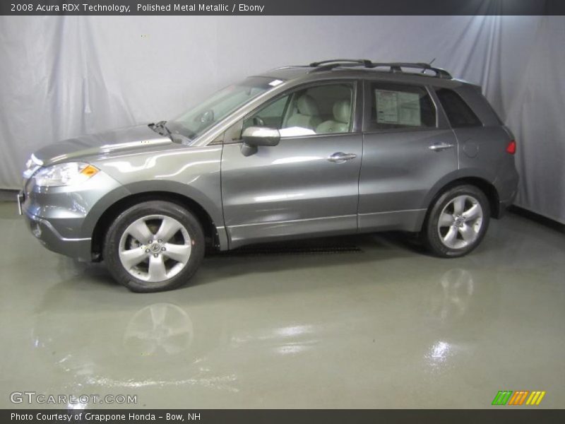Polished Metal Metallic / Ebony 2008 Acura RDX Technology