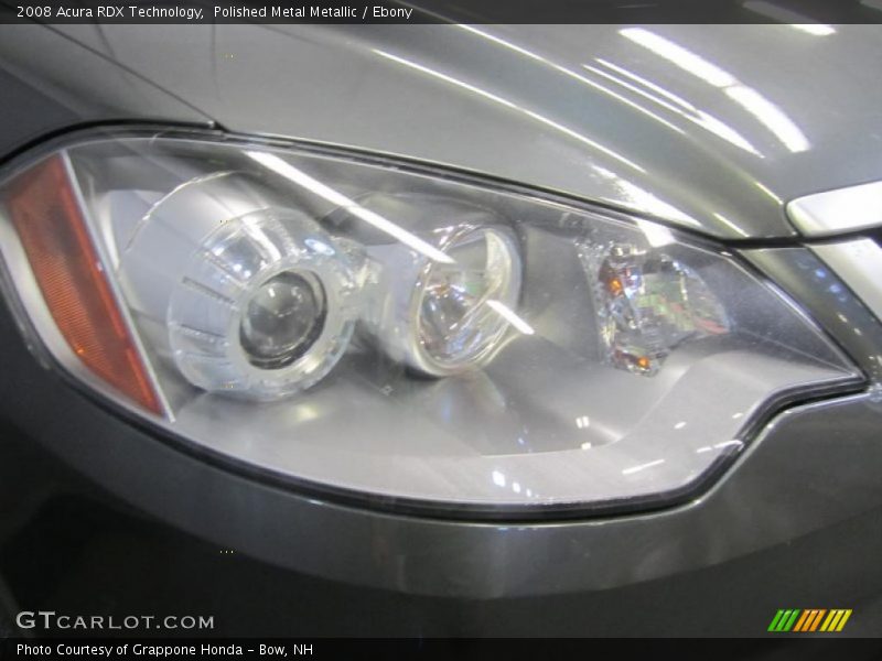 Polished Metal Metallic / Ebony 2008 Acura RDX Technology