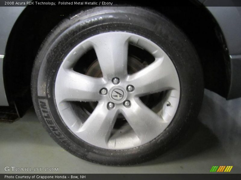 Polished Metal Metallic / Ebony 2008 Acura RDX Technology