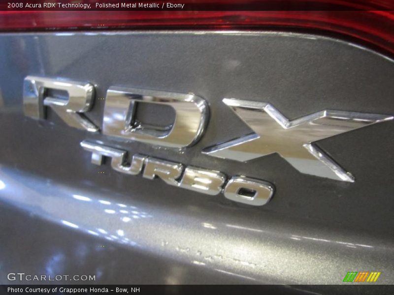Polished Metal Metallic / Ebony 2008 Acura RDX Technology
