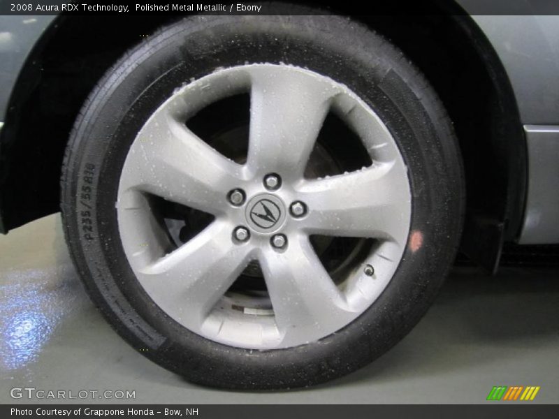 Polished Metal Metallic / Ebony 2008 Acura RDX Technology