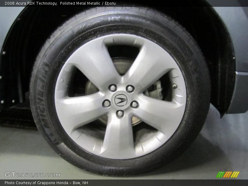 Polished Metal Metallic / Ebony 2008 Acura RDX Technology