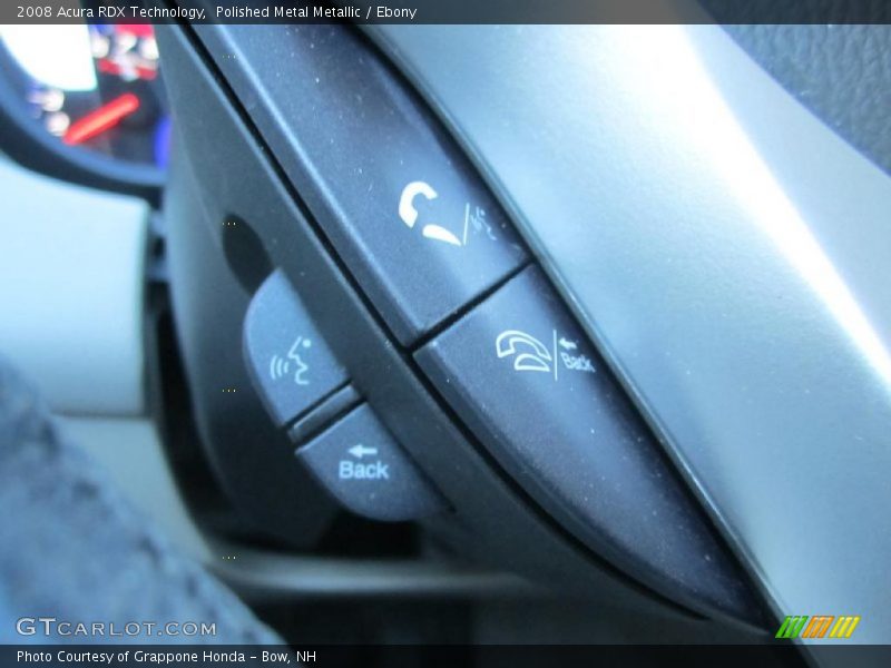 Polished Metal Metallic / Ebony 2008 Acura RDX Technology