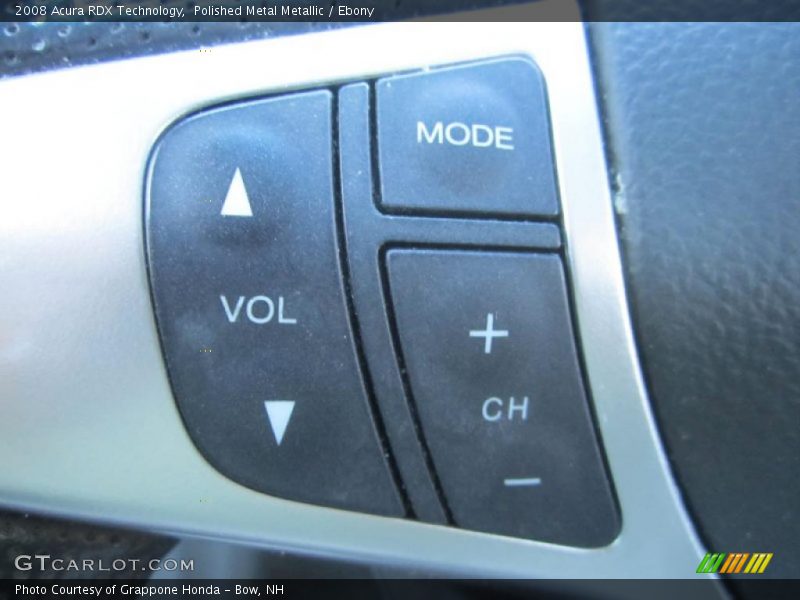 Polished Metal Metallic / Ebony 2008 Acura RDX Technology