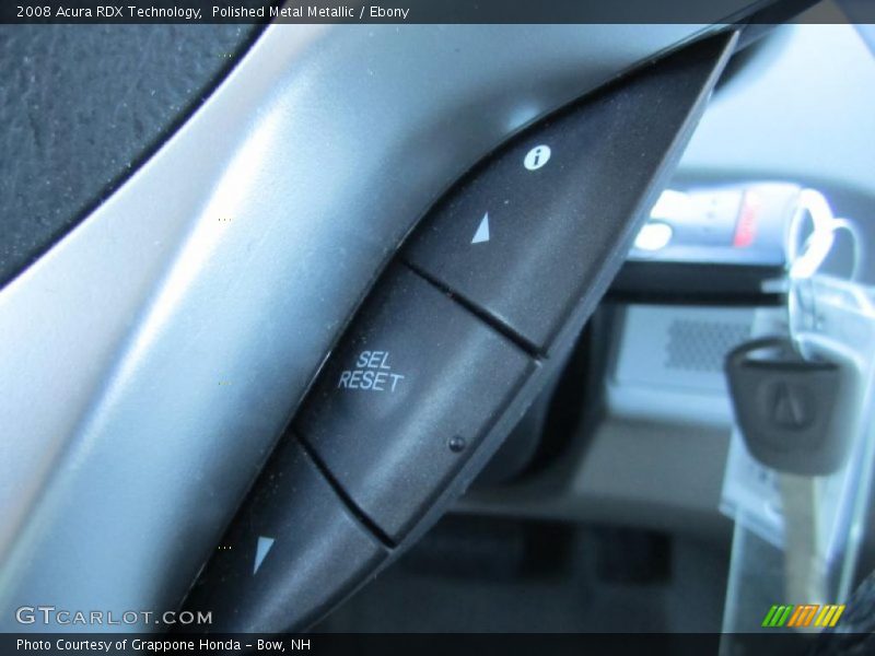 Polished Metal Metallic / Ebony 2008 Acura RDX Technology