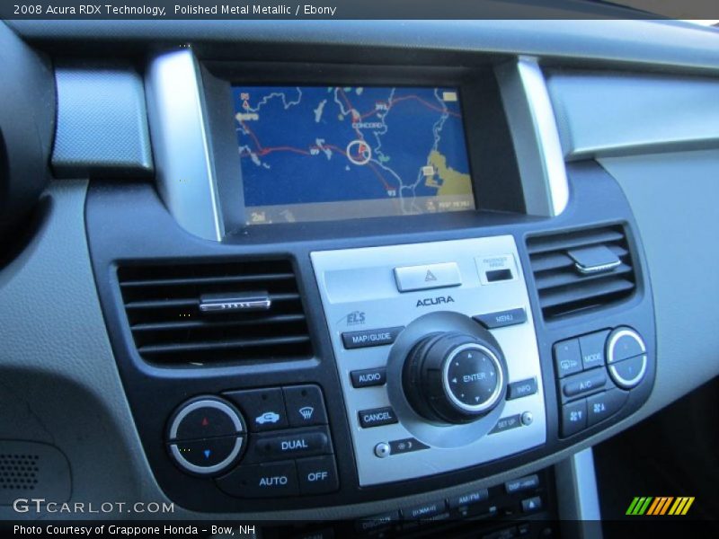 Polished Metal Metallic / Ebony 2008 Acura RDX Technology
