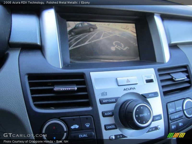 Polished Metal Metallic / Ebony 2008 Acura RDX Technology