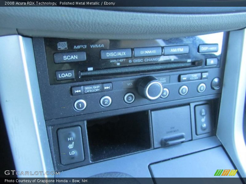 Polished Metal Metallic / Ebony 2008 Acura RDX Technology