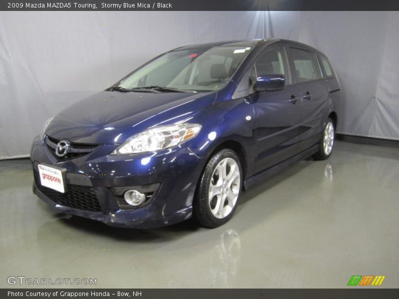 Stormy Blue Mica / Black 2009 Mazda MAZDA5 Touring