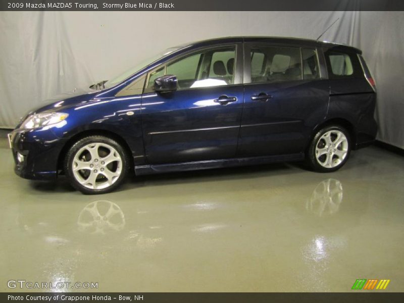 Stormy Blue Mica / Black 2009 Mazda MAZDA5 Touring