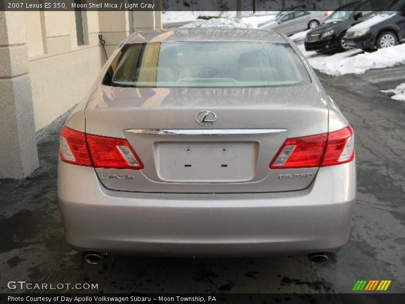 Moon Shell Mica / Light Gray 2007 Lexus ES 350