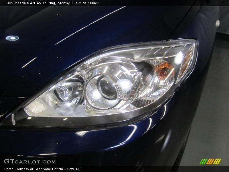 Stormy Blue Mica / Black 2009 Mazda MAZDA5 Touring