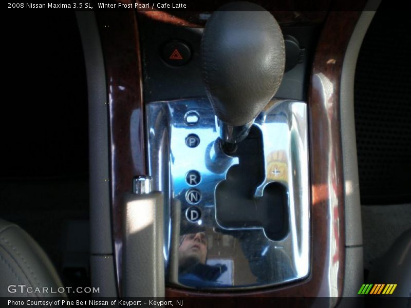 Winter Frost Pearl / Cafe Latte 2008 Nissan Maxima 3.5 SL