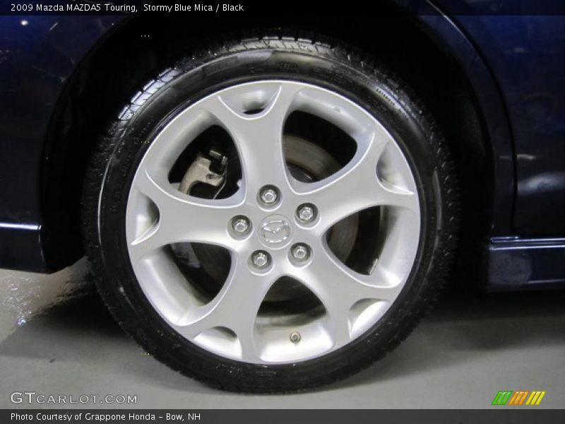 Stormy Blue Mica / Black 2009 Mazda MAZDA5 Touring