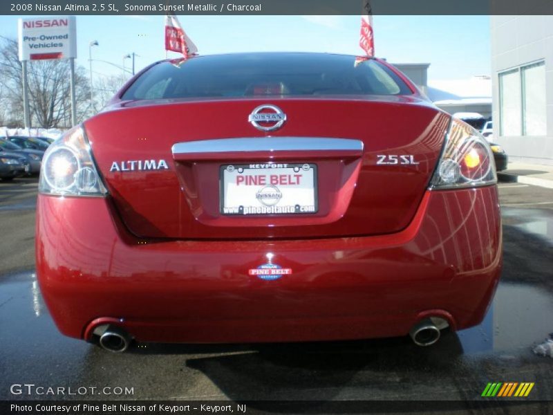 Sonoma Sunset Metallic / Charcoal 2008 Nissan Altima 2.5 SL