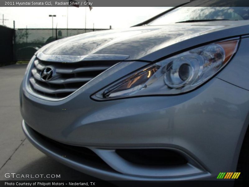 Radiant Silver / Gray 2011 Hyundai Sonata GLS
