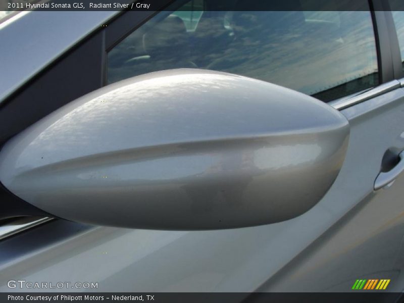 Radiant Silver / Gray 2011 Hyundai Sonata GLS