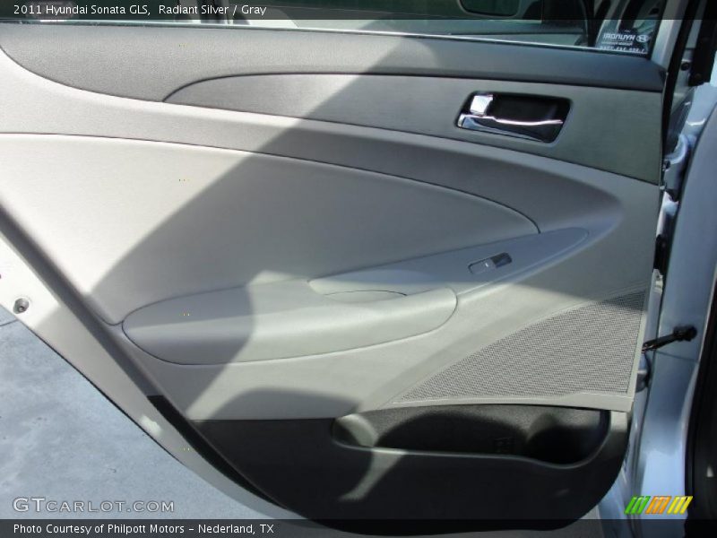 Radiant Silver / Gray 2011 Hyundai Sonata GLS