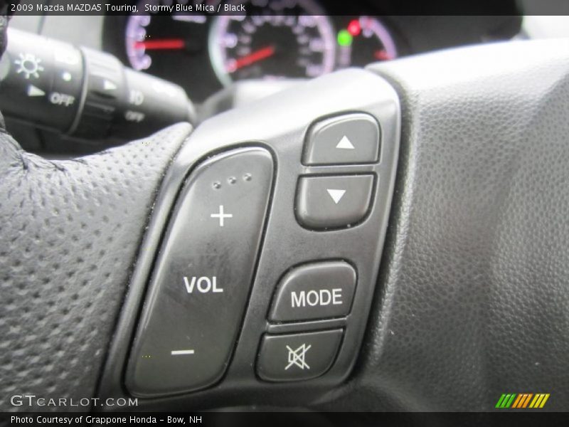 Stormy Blue Mica / Black 2009 Mazda MAZDA5 Touring