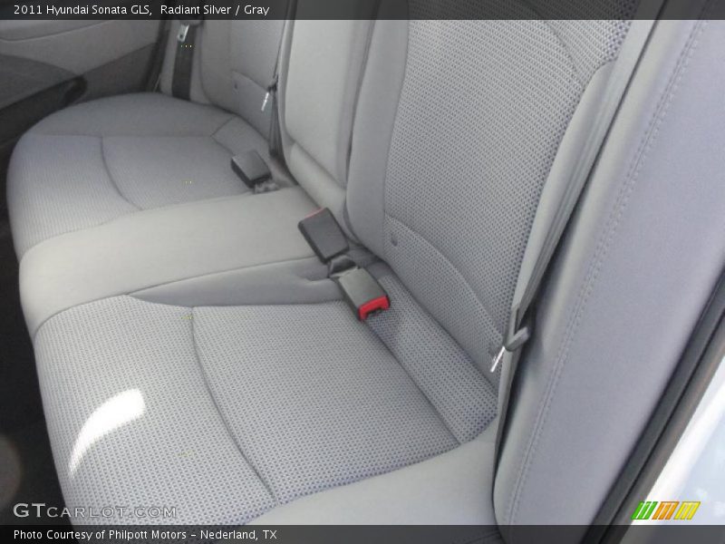 Radiant Silver / Gray 2011 Hyundai Sonata GLS