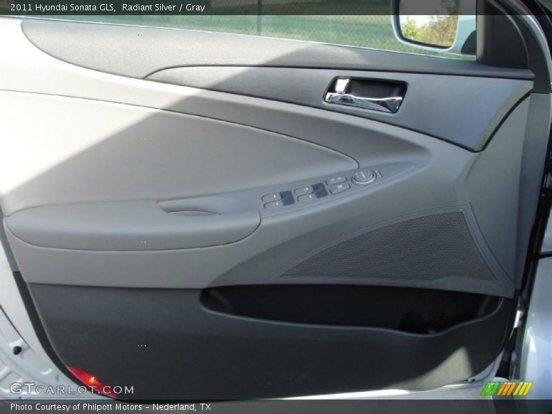 Radiant Silver / Gray 2011 Hyundai Sonata GLS