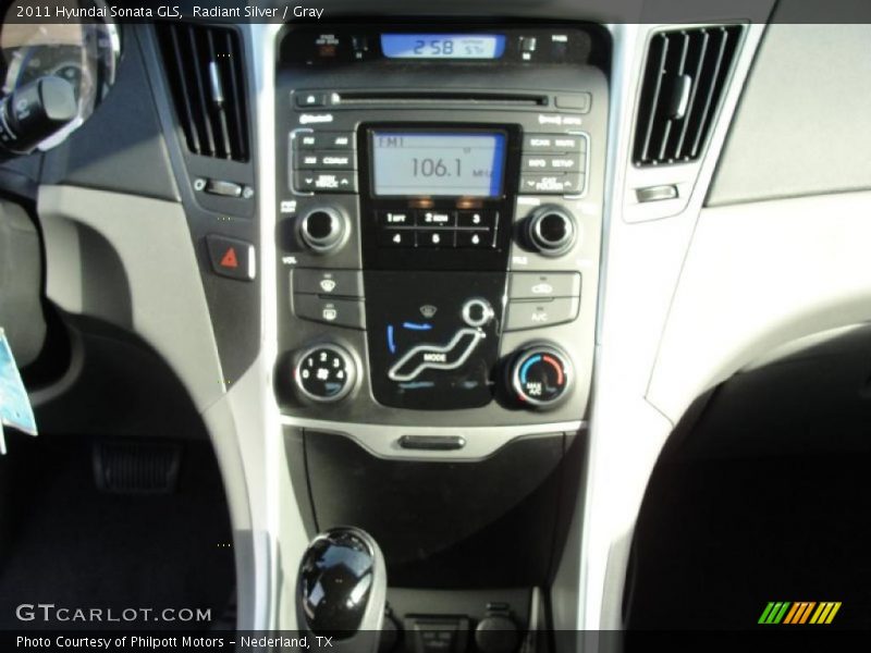 Radiant Silver / Gray 2011 Hyundai Sonata GLS