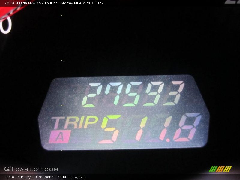 Stormy Blue Mica / Black 2009 Mazda MAZDA5 Touring