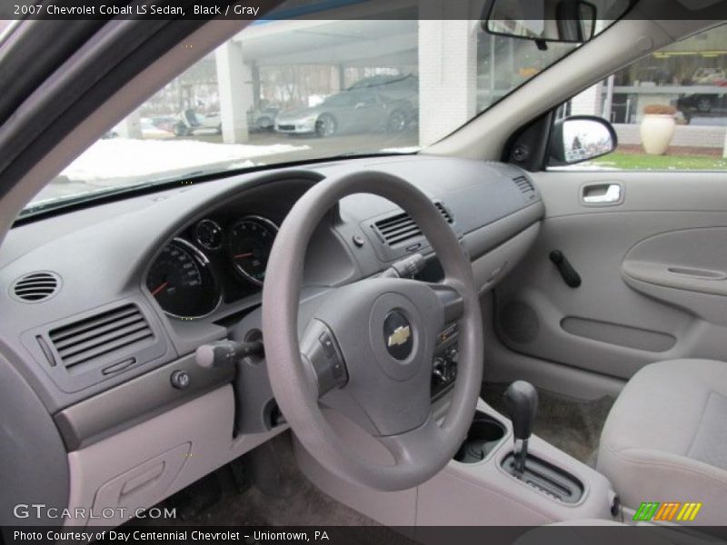 Black / Gray 2007 Chevrolet Cobalt LS Sedan