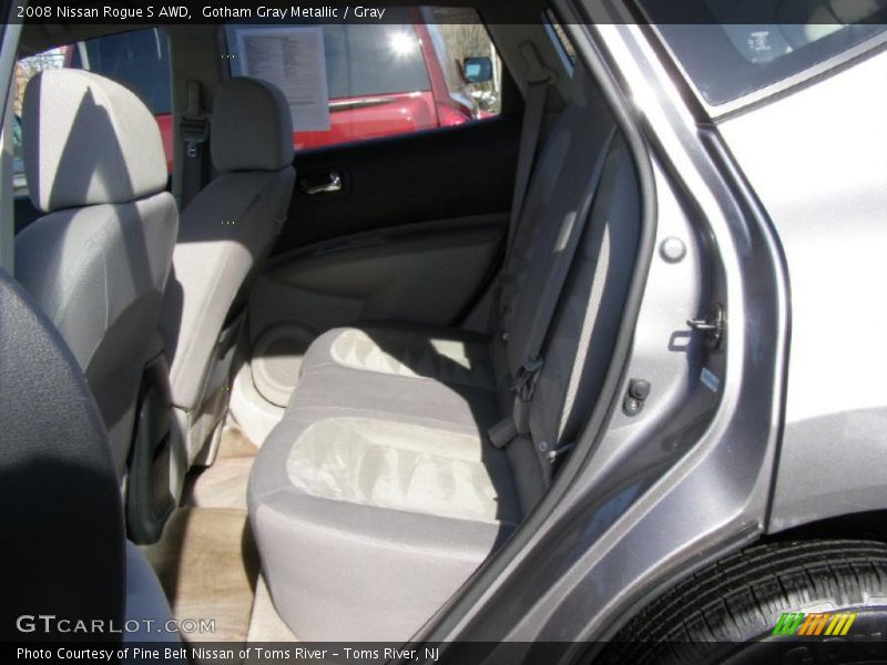 Gotham Gray Metallic / Gray 2008 Nissan Rogue S AWD