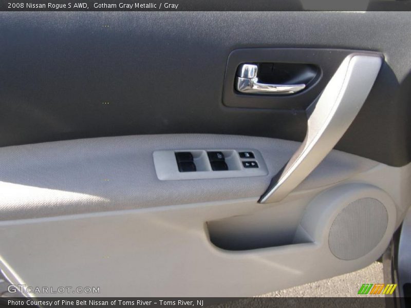 Gotham Gray Metallic / Gray 2008 Nissan Rogue S AWD