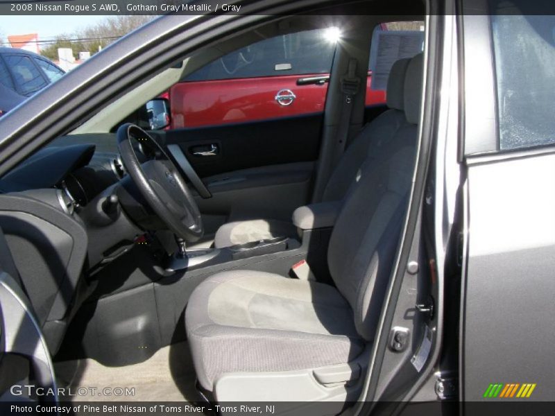 Gotham Gray Metallic / Gray 2008 Nissan Rogue S AWD