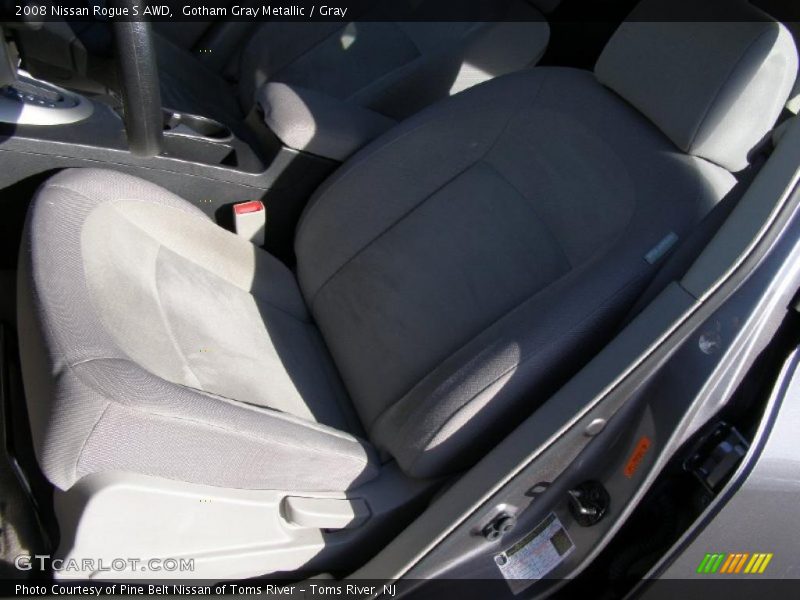 Gotham Gray Metallic / Gray 2008 Nissan Rogue S AWD