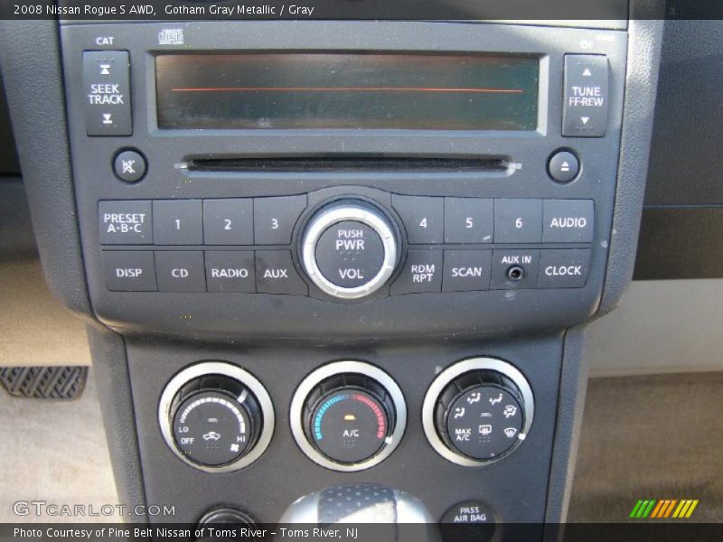 Gotham Gray Metallic / Gray 2008 Nissan Rogue S AWD