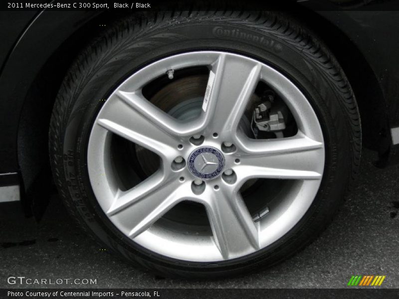 Black / Black 2011 Mercedes-Benz C 300 Sport