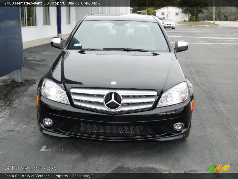 Black / Grey/Black 2008 Mercedes-Benz C 300 Sport