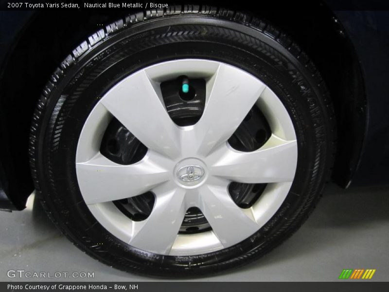 Nautical Blue Metallic / Bisque 2007 Toyota Yaris Sedan